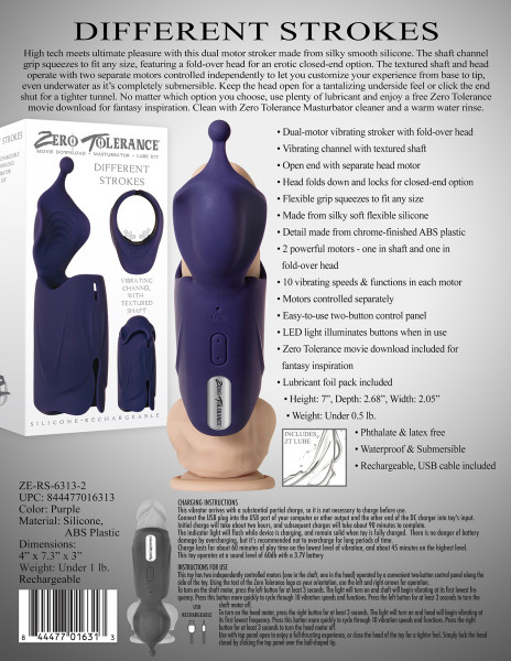 Different Strokes Vibrating Stroker