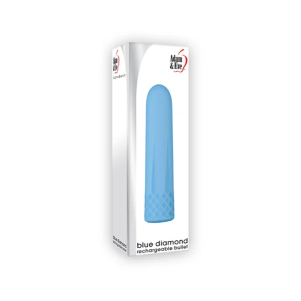 A&e Blue Diamond Bullet 10 Function And Functions Rechargeable Usb Cord Included Waterproof — image 4 of 6