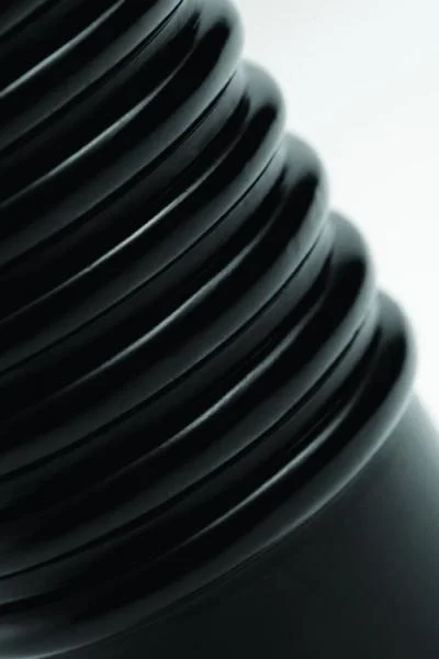 The Enormass Ribbed Plug With Suction Base Black