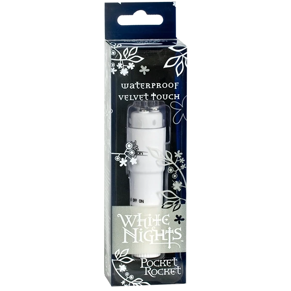 Doc Johnson White Nights Pocket Rocket Vibrator — image 10 of 13