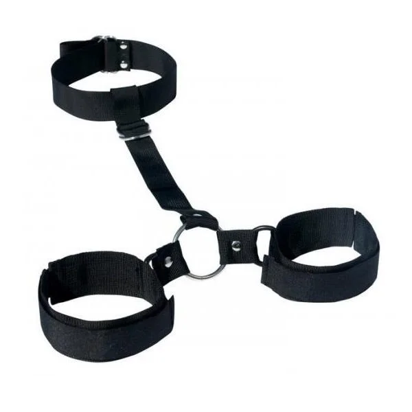 Sex and Mischief Shadow Neck and Wrist Restraint