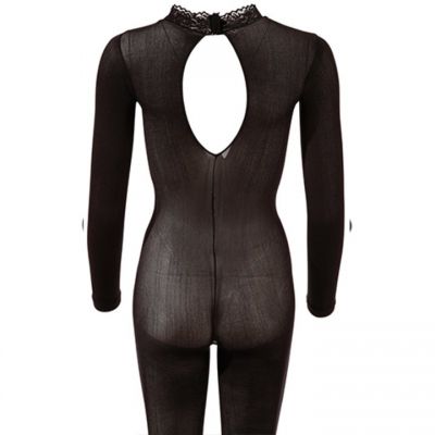 Mandy Mystery Long Sleeve Crotchless Bodystocking
