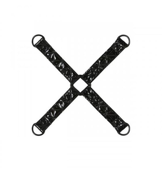 New Sensations Novelties Sinful Hogtie - Black