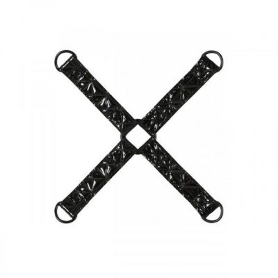 New Sensations Novelties Sinful Hogtie Black
