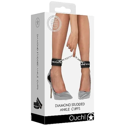 Diamond Studded Ankle Cuffs