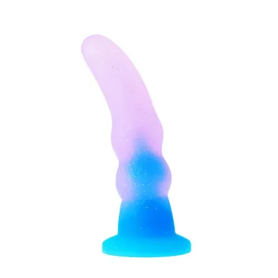 Nood Colours Glitter Rippled Dildo