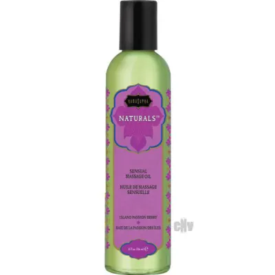 Kama Sutra Naturals Massage Oil Island Passion Berry 8oz