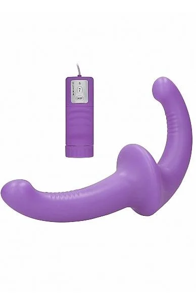 Ouch Vibrating Silicone Strapless Strap On Purple — image 8 of 8