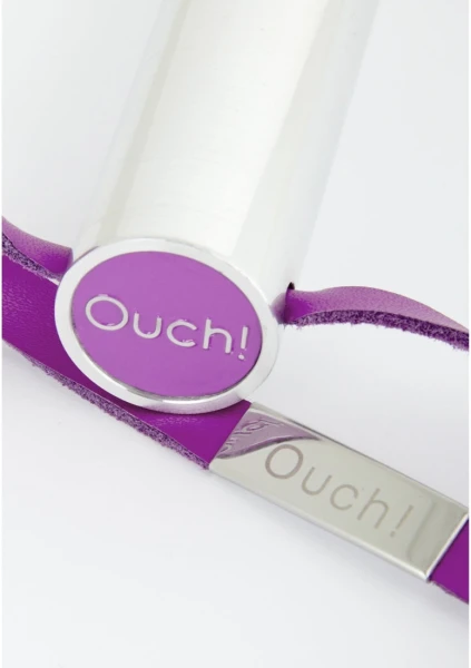 Leather Paddle - Purple -