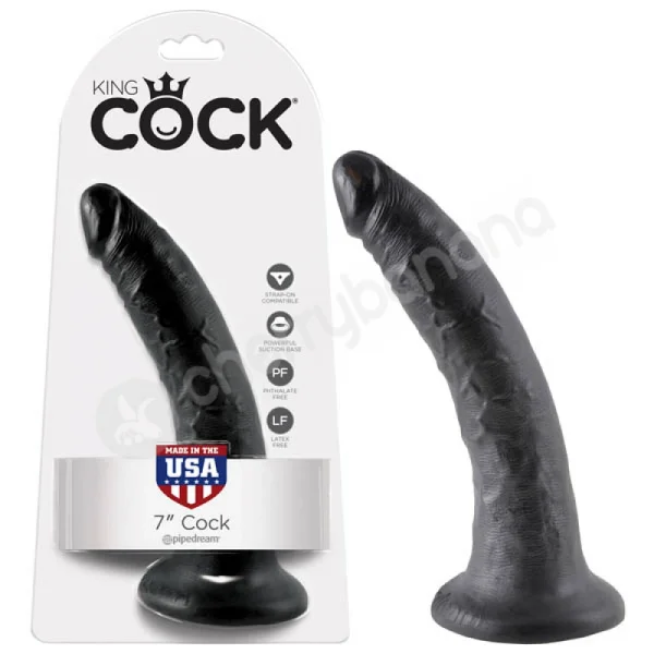 King Cock Black 7'' Cock