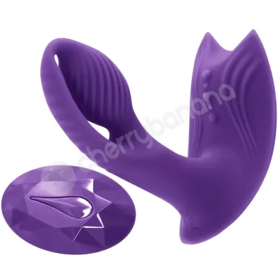 Inya Bump N Grind Clit G spot Warming Purple Stimulator With Wireless Remote