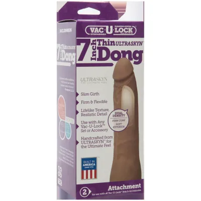 Vac U Lock 7 Inch Ultraskyn Thin Dong Caramel