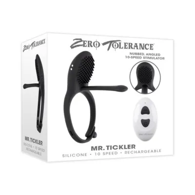 Whips Paddles Zero Tolerance Mr Tickler Rechargeable Remote Controlled Stimulating Adjustable Silicone Cockring B
