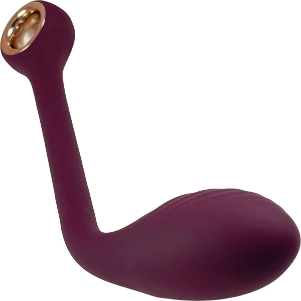 SheVibe Essentials G Bendable Silicone Rechargeable G-Spot Vibrator - Purple