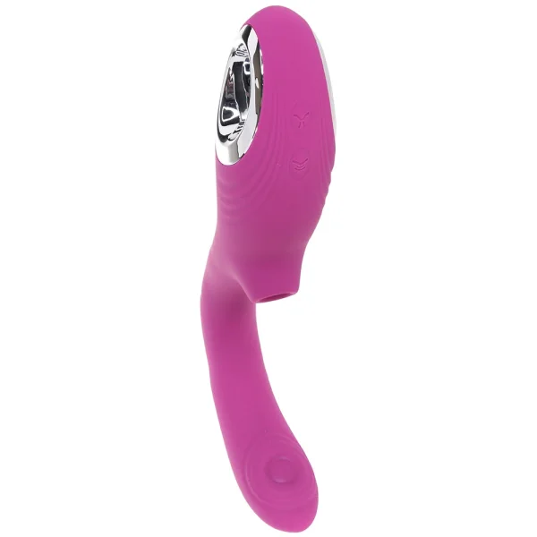 Strike A Pose Silicone Dual Stimulation G-Spot & Clitoral Vibrator With Suction By Evolved Novelties
