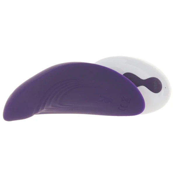 Playboy Our Little Secret Rechargeable Silicone Panty Vibe With Remote - Purple