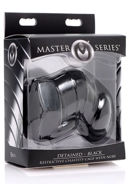 Detained Restrictive Chastity Cage