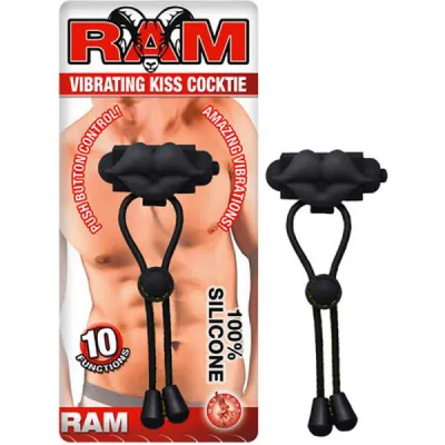 Ram Vibrating Kiss Cocktie Black