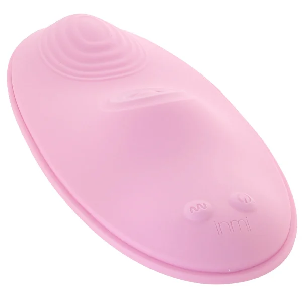 Inmi The Pulse 28X Pulsing & Vibrating Silicone Waterproof Rechargeable Grinder With Remote - Pink