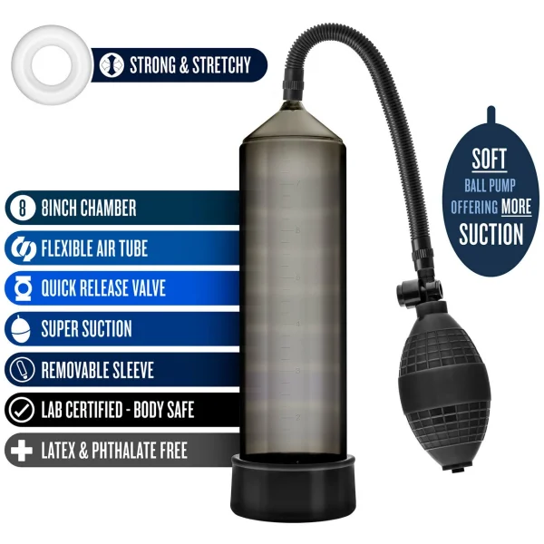 Performance VX101 Enhancement Penis Pump By Blush - Black