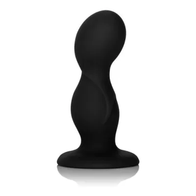 Silicone Back End Play Black Butt Plug