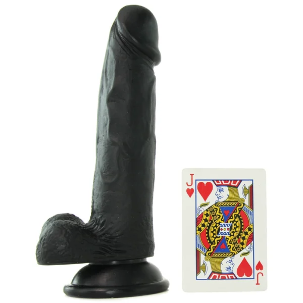 Realistic - 8 Inch - Strap-On - Black