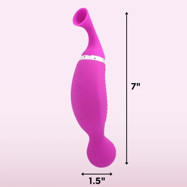 Duo Tease Clit Sucker & Vibrator