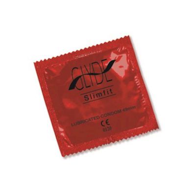 Glyde Slimfit Natual Condoms 100 Bulk Pack Clear