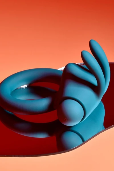 Playboy Bunny Buzzer 3.2" Vibrating Couples Ring