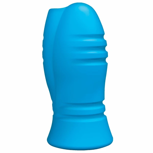 Optimale Vibrating Stroker w/Thick Ribs - Blue — image 9 of 9