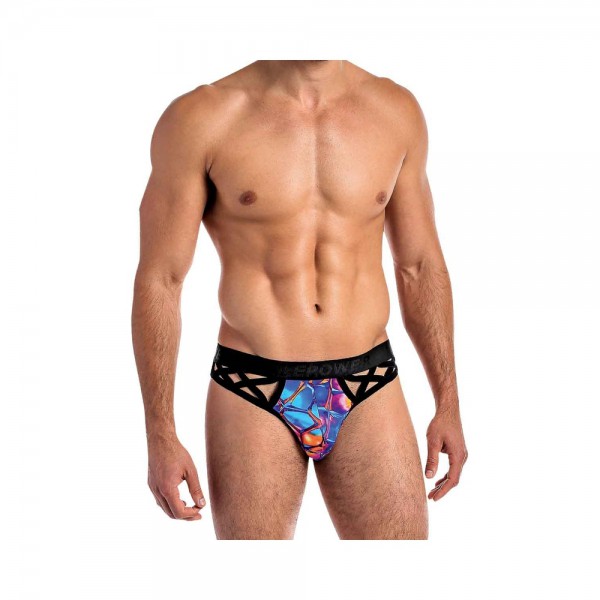 Male Power Kaleidoscope Crossover Thong Print S/m