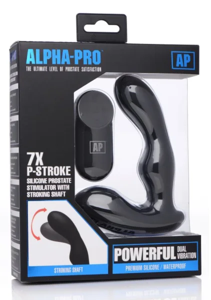 Alpha-Pro 7X P-Stroke Prostate Stimulator with Stroking Shaft — image 4 of 8