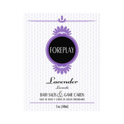 Foreplay Bath Salts Game Cards Lavender