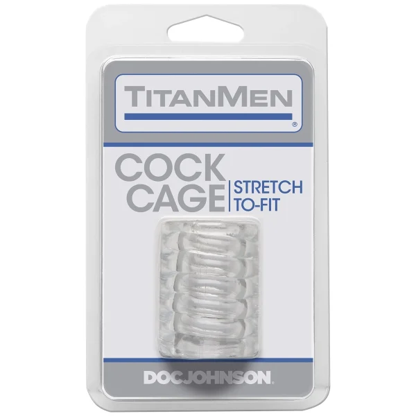 TitanMen cock cage clear