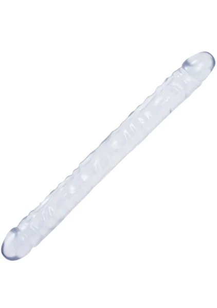 Crystal Jellies 18 Inch Double Dong - Purple