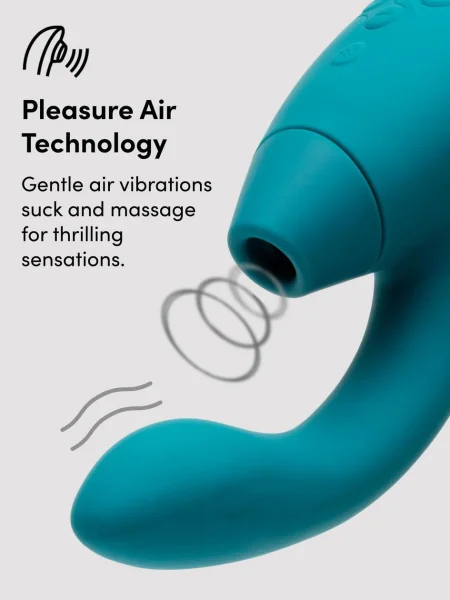 Womanizer Duo 2 Rechargeable Silicone G-Spot and Clitoral Stimulator