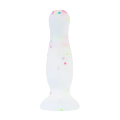 Play Glow In The Dark Confetti Butt Plug