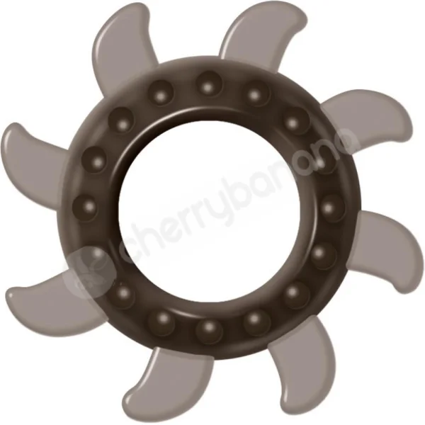 Zero Tolerance Cockstars Black Stretchy & Unique Cockrings 6pk