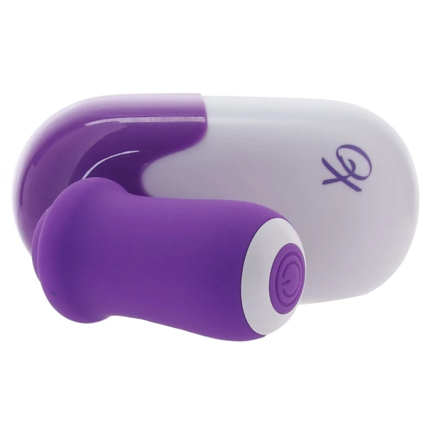 Sugar Rush Silicone Pressure Wave Clitoral Suction Stimulator With Vibration By CalExotics - Purple