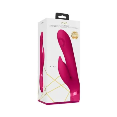 Vive Aimi Rechargeable Triple motor Swinging Silicone Rabbit Pink