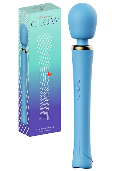 Wild Secrets Glow - 13.8" Deluxe Vibrating Wand Massager