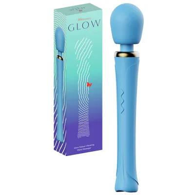 Wild Secrets Glow 13 8 Deluxe Vibrating Wand Massager