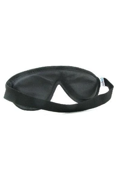 Non-Leather Padded Blindfold Black