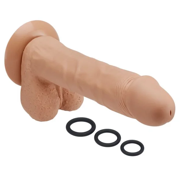 Cloud 9 Pro Sensual Premium Silicone 9 Inch Suction Cup Dildo - Caramel