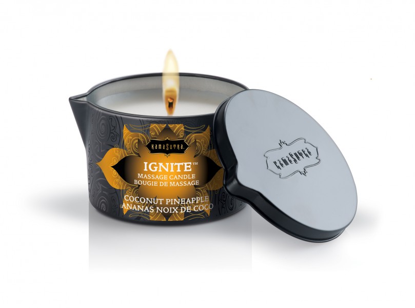 Kama Sutra Ignite Massage Candle Coconut Pineapple
