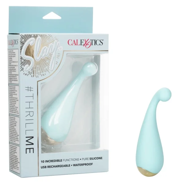 Slay Thrill Me Silicone Waterproof Rechargeable G-Spot Vibrator By CalExotics