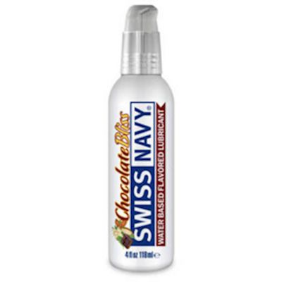 Swiss Navy Chocolate Bliss 4oz 118ml Waterbased Flavoured Lubricant 4fl oz 118ml