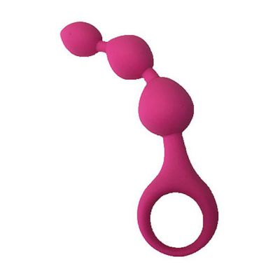 Silicone Anal Beads Rose