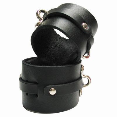 Kinklab Bondage Basics Leather Ankle Cuffs