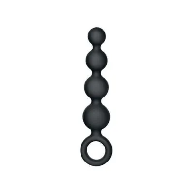 Silicone Booty Beads Black